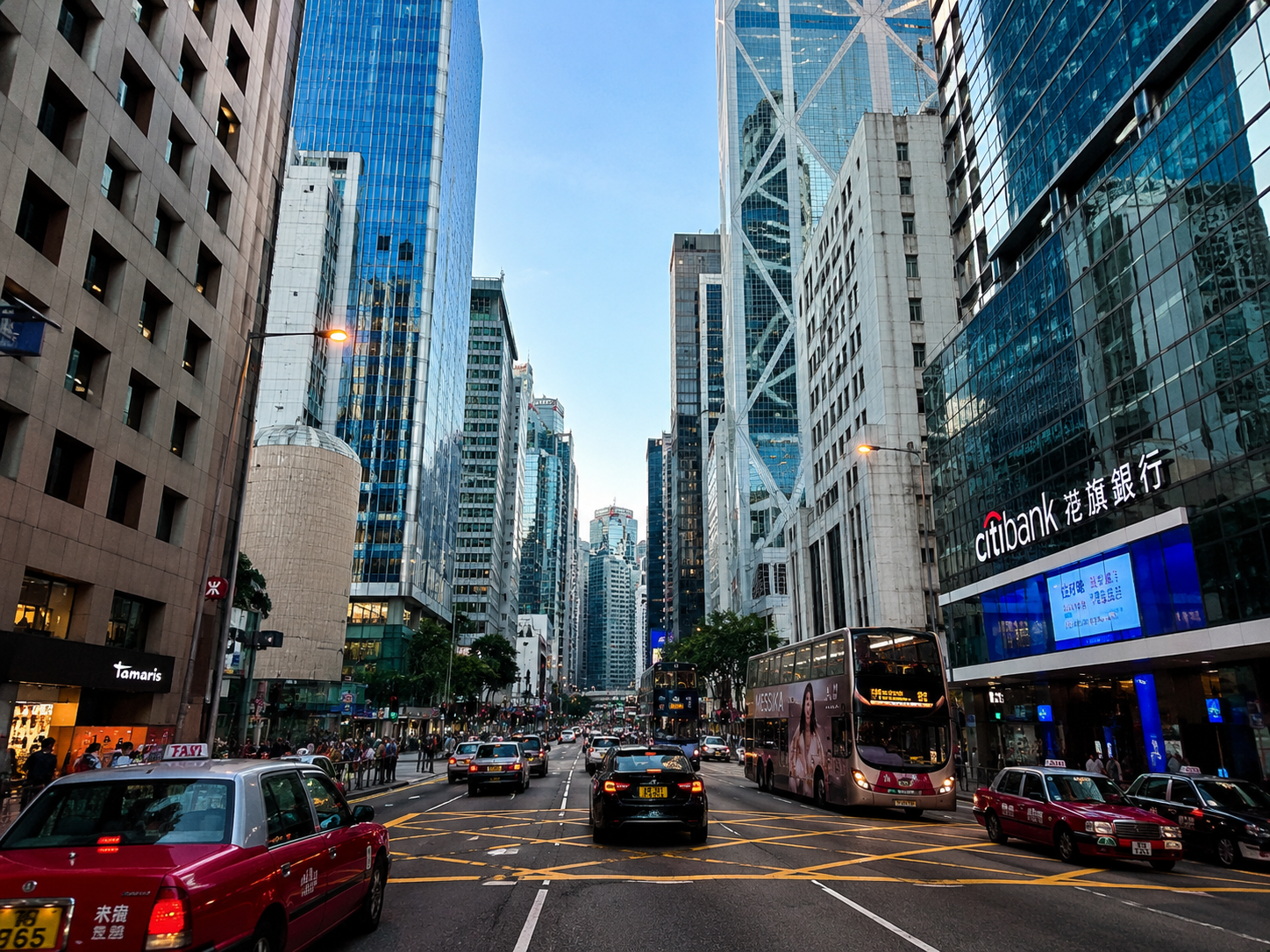 Hong Kong urban canyon