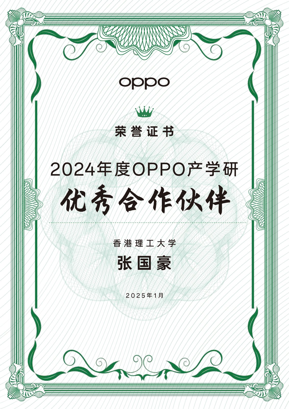 OPPO Excellent Partner Award 2024